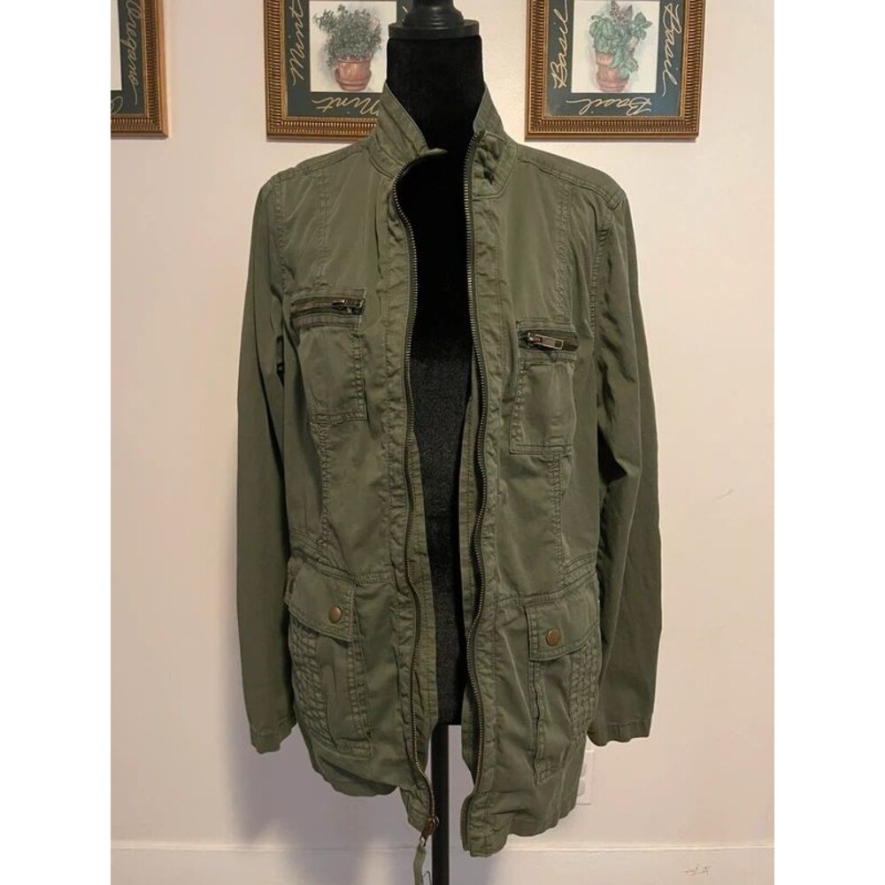 Sonoma Olive Green Military Utility Jacket